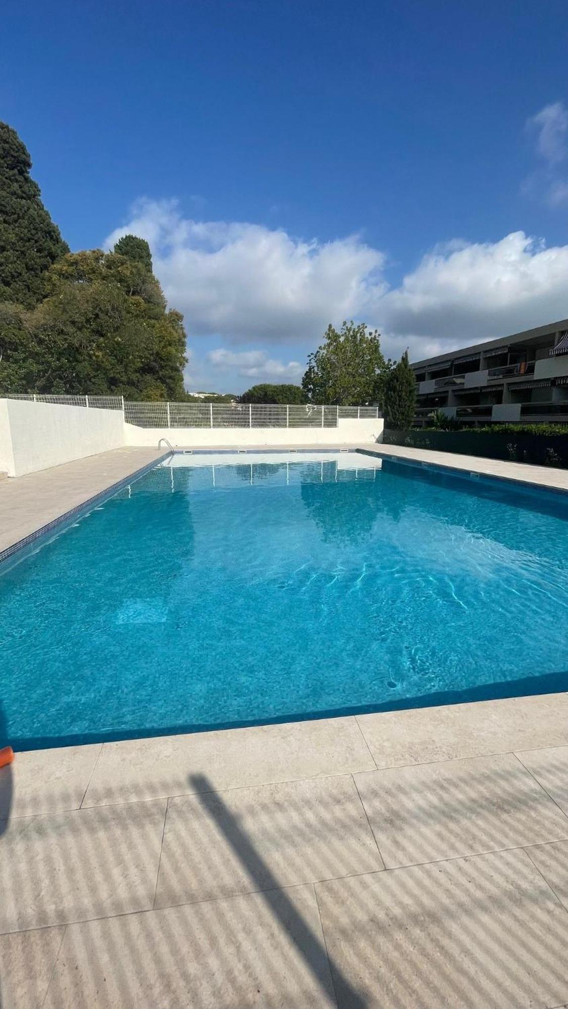 Joli Studio Vue Mer, Piscine, Tennis, Parking Antibes Exteriör bild